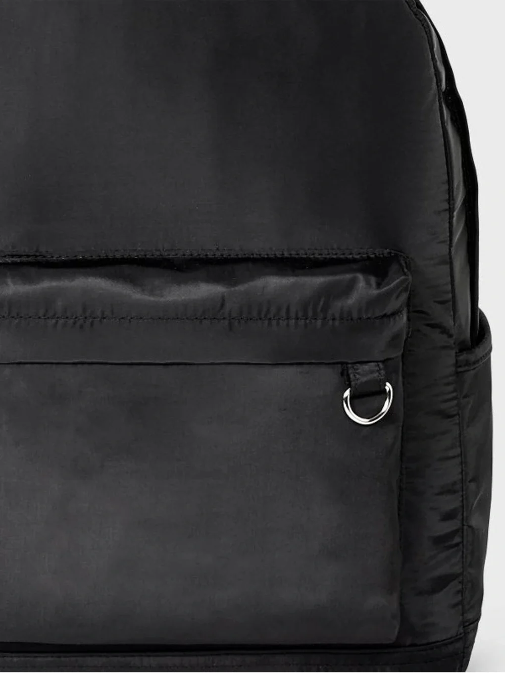Nylon Collegiate Dome Backpack - Black